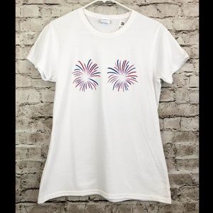 Funny 4th of July T Shirt Firework